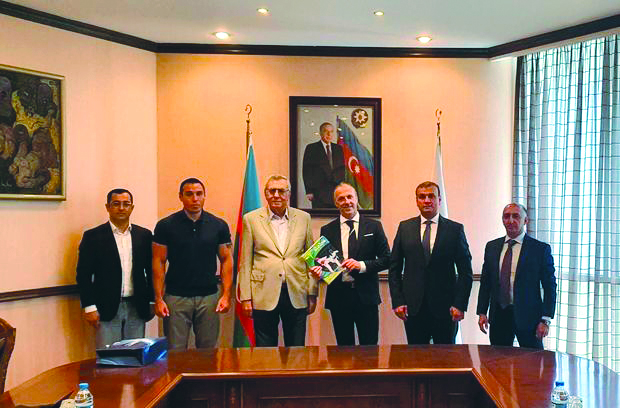 Milli Olimpiya Komitəsində Kikboksinq Təşkilatları Ümumdünya Assosiasiyasının prezidenti ilə görüş olub